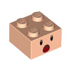 BRICK 2X2, NO. 160: {светло нуга}