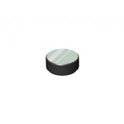 FLAT TILE 1X1, ROUND, NO. 171: {черен}