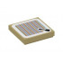 FLAT TILE 2X2, W/ STICKER NO. 126: {тухлено жълт}