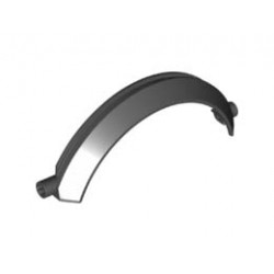 SHELL 5X13X2 W/ CROSS HOLE, NO. 1: {черен}