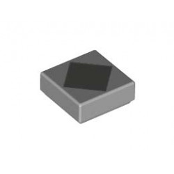 FLAT TILE 1X1, NO. 262: {умерено каменно сив}