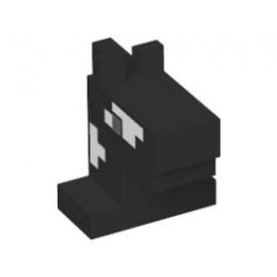 ANIMAL HEAD, NO. 72: {черен}