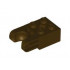 BRICK 2X2 W. CUP FOR BALL: {тъмно кафяв}