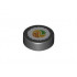 FLAT TILE 1X1, ROUND, NO. 176: {черен}