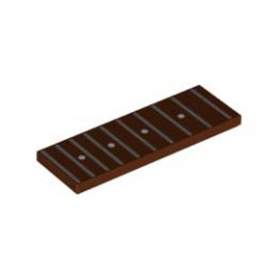TILE 2X6, NO. 4: {червеникаво-кафяв}