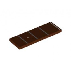 TILE 2X6, NO. 6: {червеникаво-кафяв}