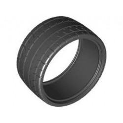 TYRE, LOW, WIDE, DIA. 87.9X44: {черен}