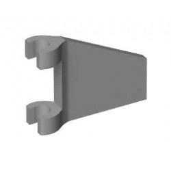 Флаг 26 град. с 2 държача: {умерено каменно сив}