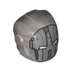 MINI HELMET, NO. 390: {сребърно метален}
