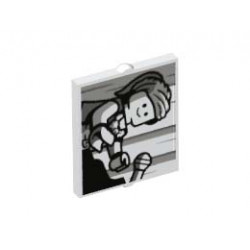 GLASS FOR FRAME 1X2X2, NO. 9: {бял}