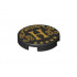FLAT TILE 2X2, ROUND, NO. 1231: {черен}