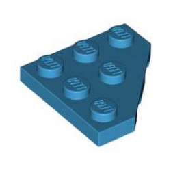 CORNER PLATE 45 DEG. 3X3: {тъмно небесносин}