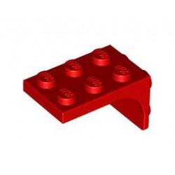 Плочка 2X2, с 1.5 плочка 2X2, обърната надолу: {ярко червен}