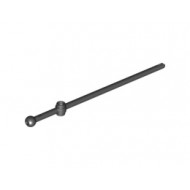 Bar 12L with Open Stud, Tow Ball, and Slit (Boat Mast) : {черен}