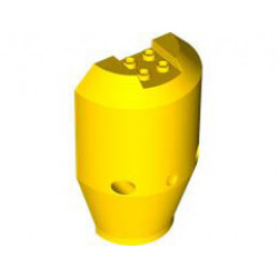 SHELL, W/ WORM 3X6X8: {ярко жълт}