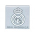 Tile 2 x 2 with Groove with Silver Real Madrid Logo and REAL MADRID C.F. Pattern: {умерено каменно сив}