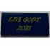 Tile 2 x 4 with LEG GODT 2021 Pattern: {земно син}