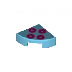 CIRCLE TILE 1X1 1/4, NO. 33: {умерено небесносин}