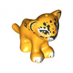 LION CUB, W/ HOLE 1.5, NO. 9: {огнено жълто-оранжев}