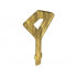 KEY W/ 3.2 SHAFT NO. 2: {топло златист}