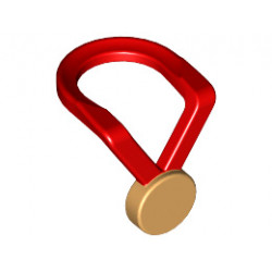 Мини медал No. 1 : {ярко червен}