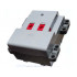 Electric 9V Battery Box Powered Up with 2 Switches and Dark Bluish Gray Bottom - Screw Opening: {умерено каменно сив}