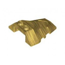 ROOF TILE 4X4, W/ ANGLE, NO. 4: {топло златист}