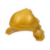 Minifigure, Headgear Helmet Ninja / Samurai without Clip: {топло златист}