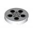 FLAT TILE 2X2, ROUND, NO. 1230: {бял}