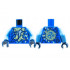 Torso Tunic, Yellowish Green and Shiny Blue Energy, Ninjago Logogram J Pattern / Medium Blue Arms / Dark Blue Hands: {ярко син}