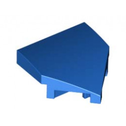 Плочка с дъга 2X2Х2/3: {ярко син}