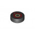 FLAT TILE 1X1, ROUND, NO. 202: {черен}