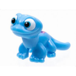 Salamander / Gecko, Friends with Medium Azure Eyes and Metallic Pink Diamonds Pattern (Bruni the Fire Spirit): {умерено син}