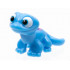 Salamander / Gecko, Friends with Medium Azure Eyes and Metallic Pink Diamonds Pattern (Bruni the Fire Spirit): {умерено син}