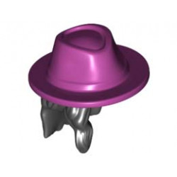 MINI WIG, W/ HAT, NO. 32: {черен}