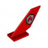 RUDDER 2X6X4, NO. 23: {ярко червен}