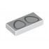 FLAT TILE 1X2, NO. 351: {бял}