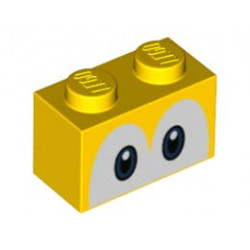 BRICK 1X2, NO. 82: {ярко жълт}