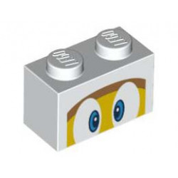 BRICK 1X2, NO. 92: {бял}