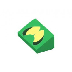 ROOF TILE 1X2X2/3, NO. 36: {тъмно зелен}