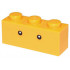 Brick 1 x 3 with Small Black Eyes with White Pupils Pattern (Super Mario Sumo Bro): {огнено жълто-оранжев}