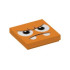 FLAT TILE 2X2, NO. 588: {ярко оранжев}