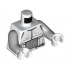 Torso SW Detailed Armor Hoth Scout Trooper Light Bluish Gray Lines, Narrow Belt Pattern / Light Bluish Gray Arms / White Hands: {бял}