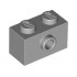BRICK 1X2 W/ 1 KNOB: {умерено каменно сив}