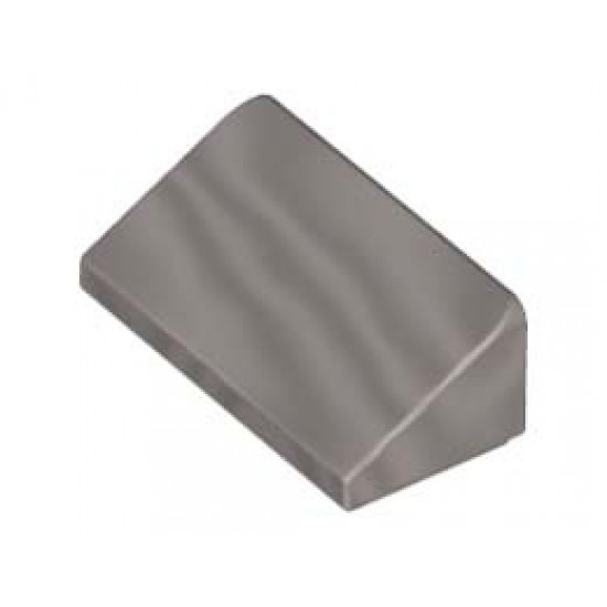 ROOF TILE 1X2X2/3, NO. 30: {металическо сребрист}
