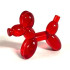 Minifigure, Utensil Balloon Dog: {прозрачно червен}