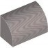 BRICK 1X2, OUTSIDE HALF BOW, NO. 12: {металическо сребрист}