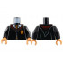 Torso Hogwarts Robe Clasped with Gryffindor Crest, Sweater, Shirt and Tie Pattern / Black Arms / Nougat Hands: {черен}