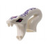 Minifigure, Head, Modified Snake Long Neck with Open Mouth with Magenta Eyes and Gem and Dark Purple Tribal Symbol Tattoos Pattern: {бял}