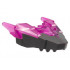 Dragon Head (Ninjago) Jaw Upper with Horns with Molded Pearl Dark Gray Face Pattern: {прозрачен умерено червеникаво виолетов}